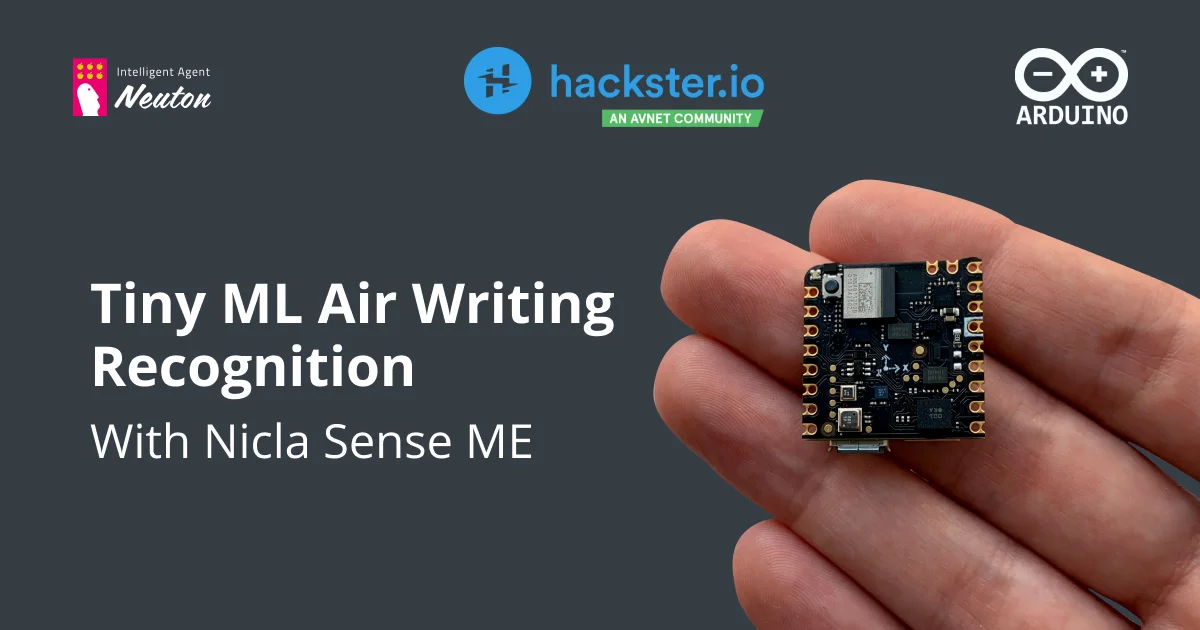 TinyML Air-Writing Recognition with Nicla Sense ME