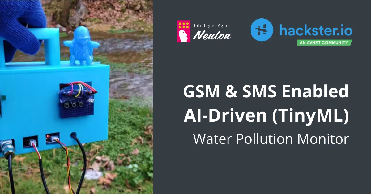 GSM & SMS Enabled AI-driven (TinyML) Water Pollution Monitor
