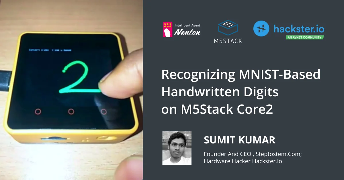 Recognizing MNIST-based Handwritten Digits on M5Stack Core2