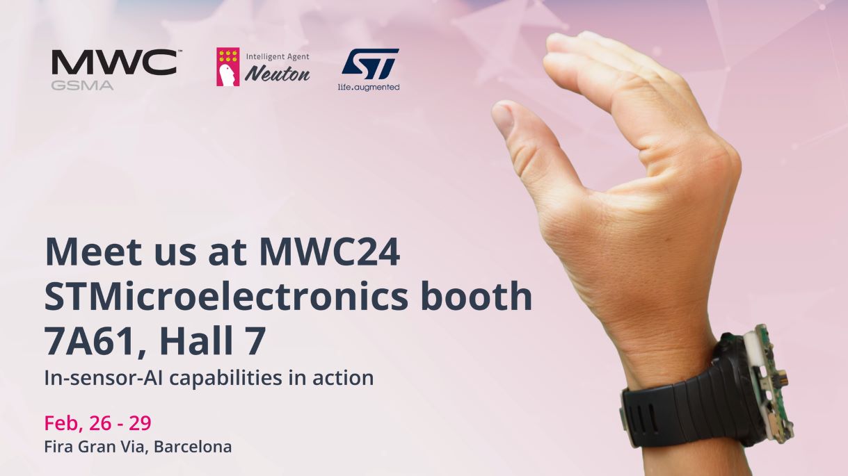 Discover In-sensor-AI capabilities in action at MWC Barcelona 2024